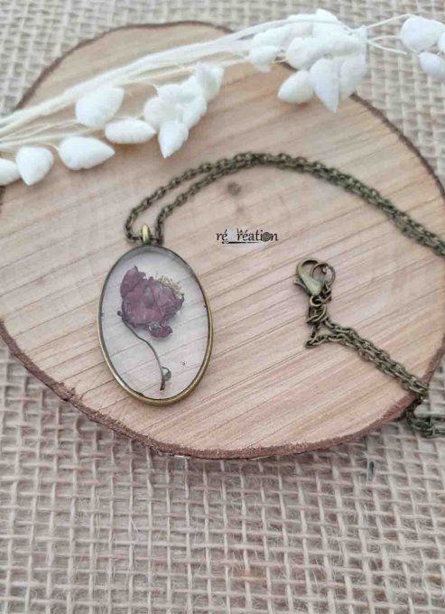 Collier Ancolie bouton
