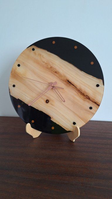 Horloge Bois et Noire