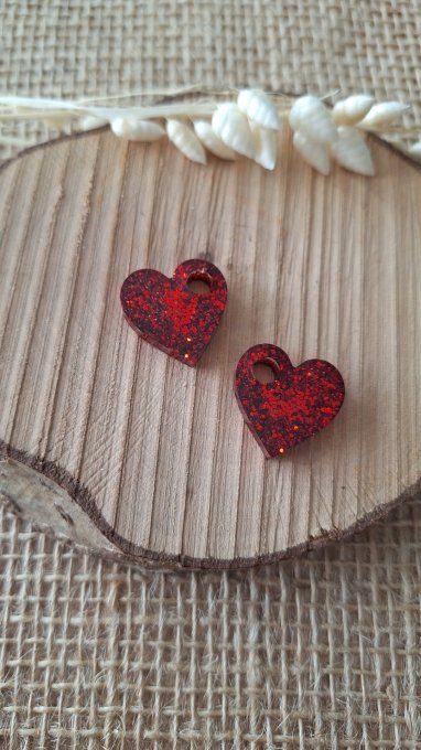 Coeur Rouge Paillettes