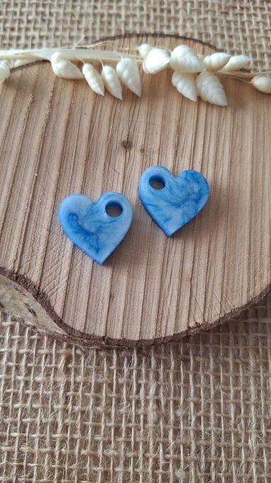 Coeur Bleu Marbré