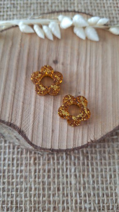 Fleurs pour Créoles - Or Paillettes