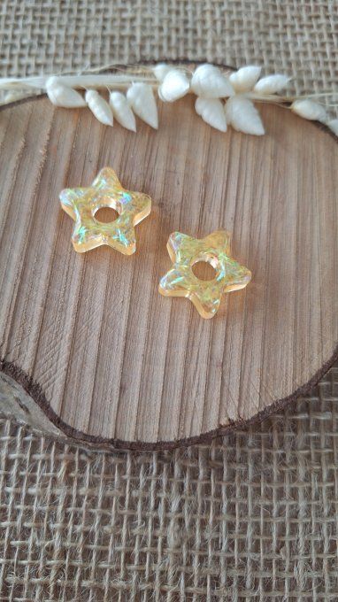 Étoiles pour Créoles - Oranges Paillettes