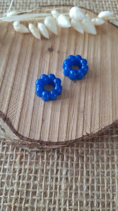 Mini cercle pour Créoles - Bleu