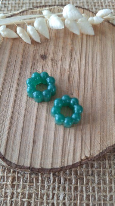 Mini cercle pour Créoles - Vert Métallisé 