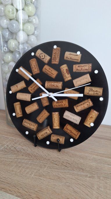 Horloge Bouchons