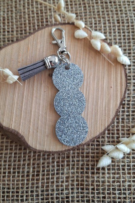 Jeton de caddie - Jaspe argent