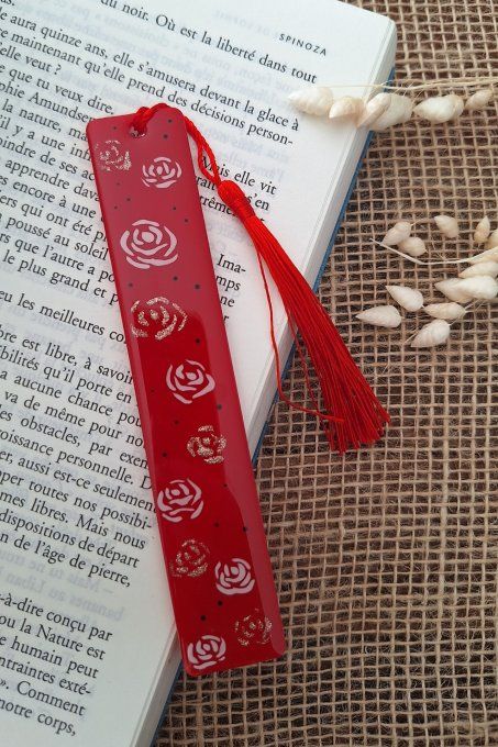 Marque page Roses éternelles