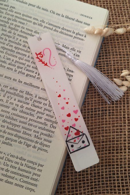 Marque page Message du cœur 