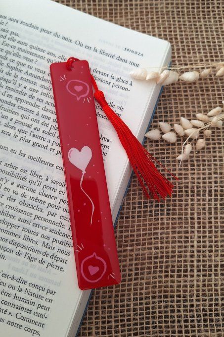 Marque page Cœur en liberté 