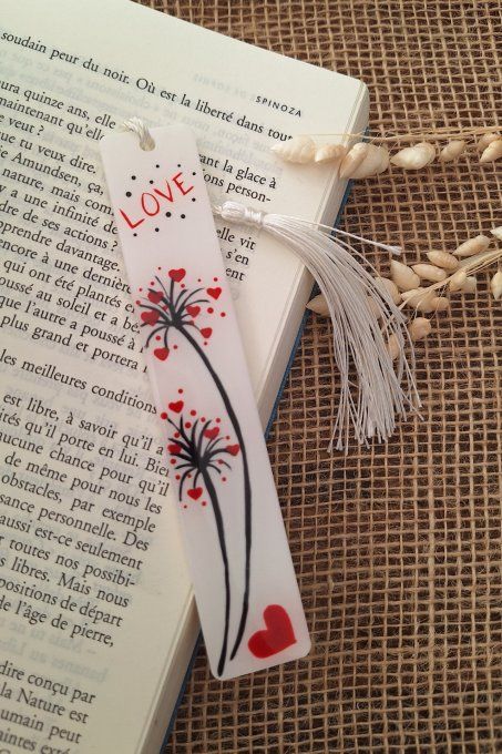 Marque page Pétales d'amour