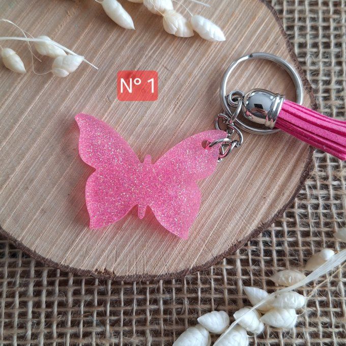 Les papillons paillettes 6 coloris disponibles