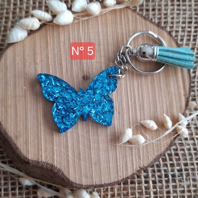 Les papillons paillettes 6 coloris disponibles