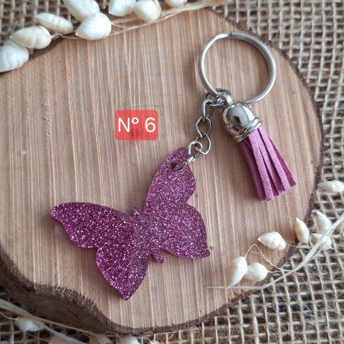 Les papillons paillettes 6 coloris disponibles