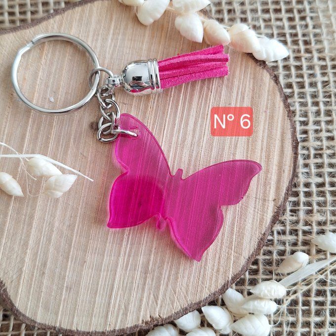 Les papillons colorés 6 coloris disponibles 