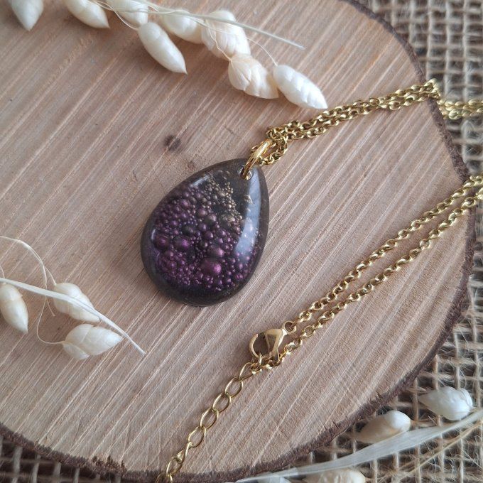 Collier Bulles précieuses 