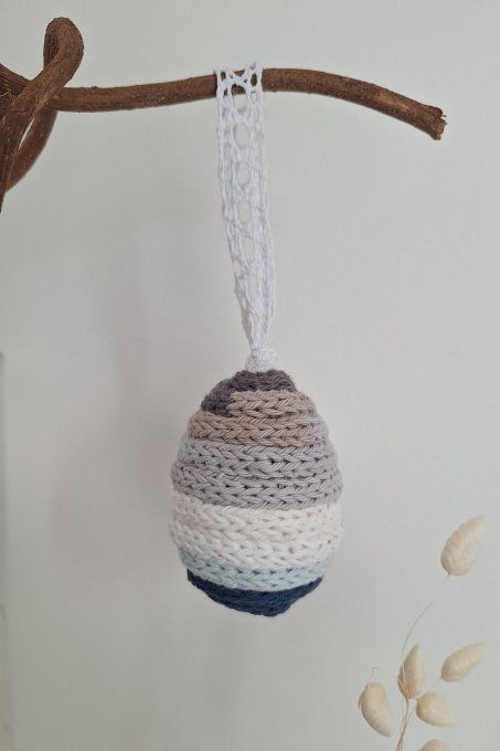 Oeuf de Pâques Ciel d'hiver