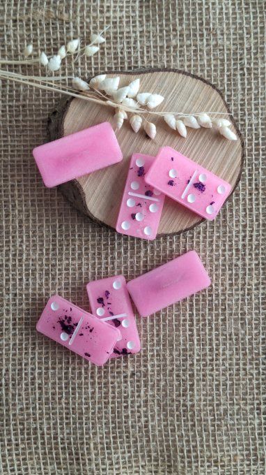 Jeu de dominos Rose Céleste 