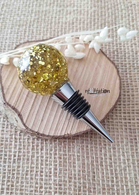Bouchon de vin Rond Or