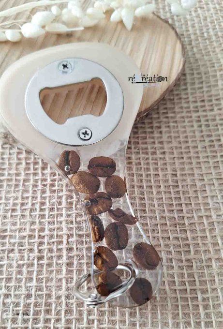 Décapsuleur Allongé Grains de café