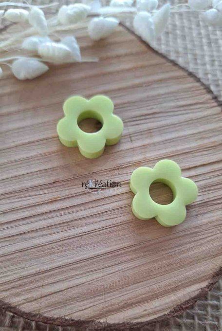 Fleurs pour Créoles - Vert pastel