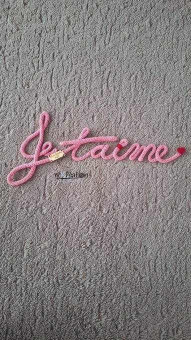 Je t'aime
