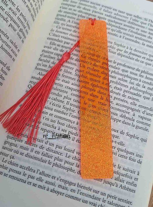 Marque page Zeste d'Orange