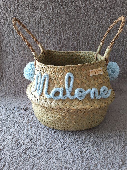 Panière Pompons personnalisable