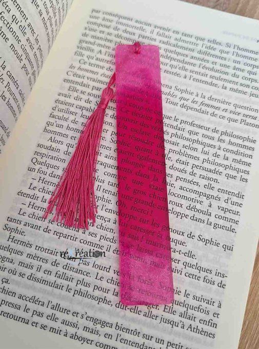 Marque page Framboise
