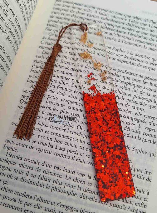 Marque page Coquelicot